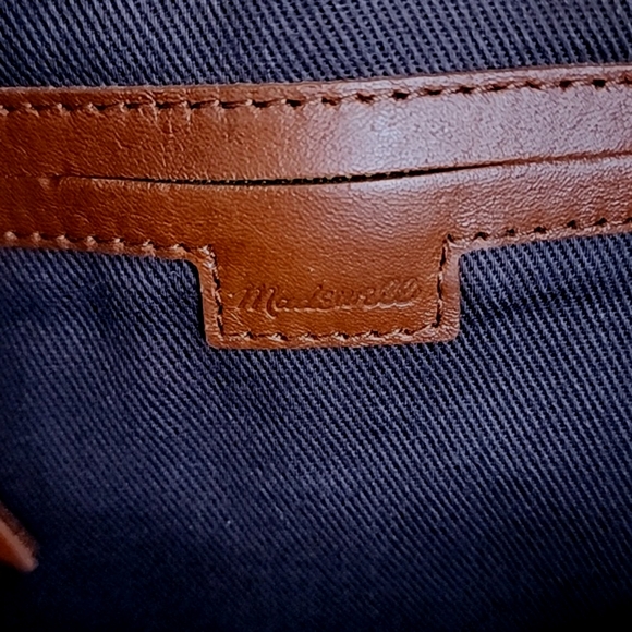 MADEWELL Lafayette Leather BUCKET Bag / EUC - Picture 13 of 13